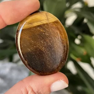Pierre Anti-stress : Worry Stone : OEIL DE TIGRE