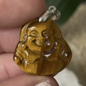 Pendentif Oeil de tigre Bouddha