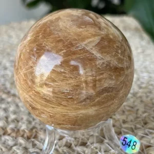 Pierre de Lune Orange Sphère 548