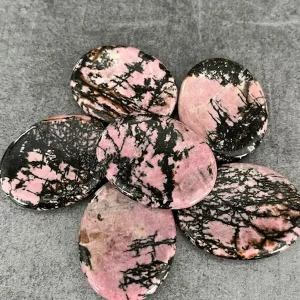 Pierre Anti-stress : Worry Stone : RHODONITE