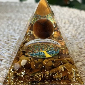 ORGONITE Oeil de Tigre - Arbre de Vie