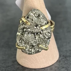 Bague Pyrite - Réglable N°B6